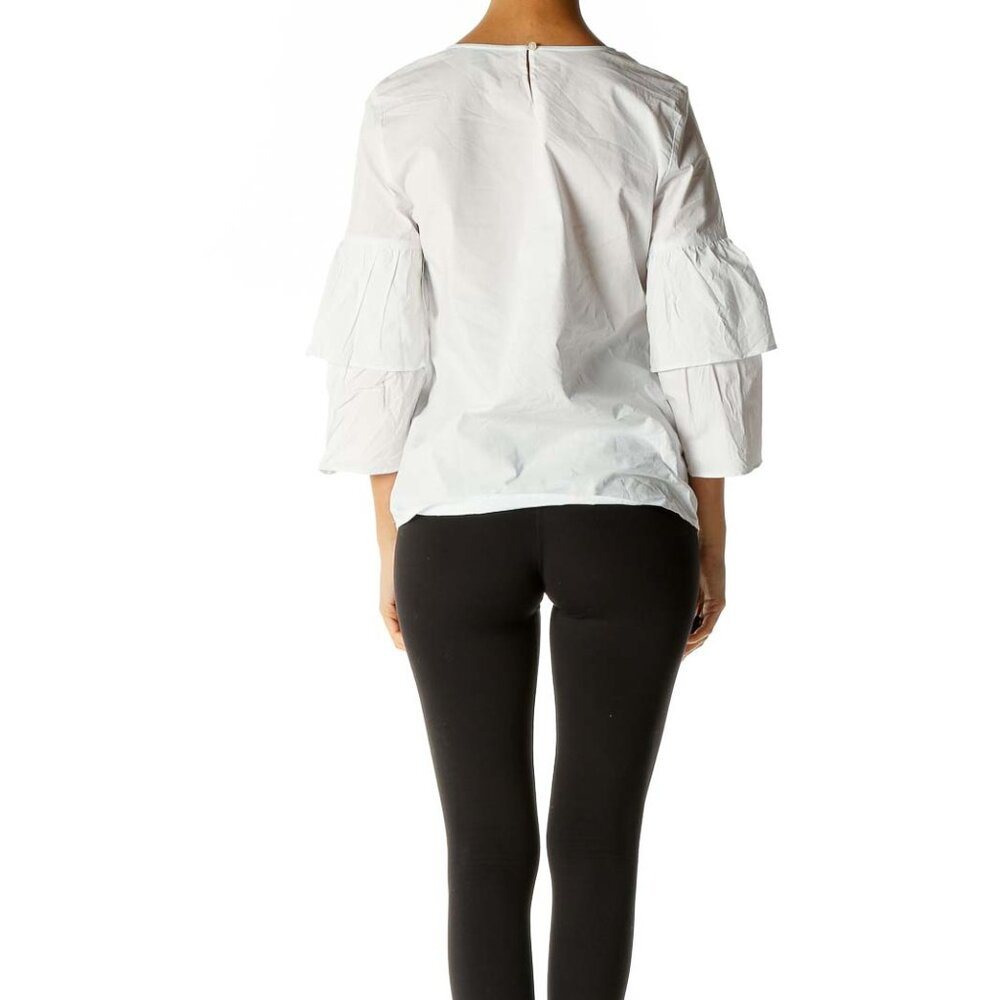 J.crew mercantile White Solid Retro Blouse - Picture 3 of 3